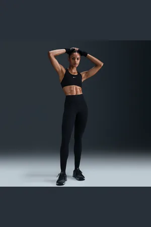 Nike Leggings a tutta lunghezza a vita alta con tasche e sostegno medio Universa – Donna