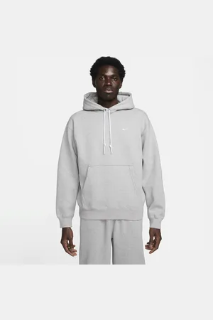 Nike Felpa pullover in fleece con cappuccio Solo Swoosh – Uomo