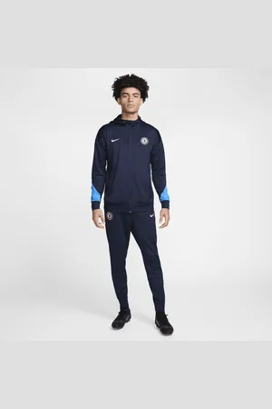 Nike Tuta da calcio in maglia con cappuccio Dri-FIT Chelsea FC Strike – Uomo