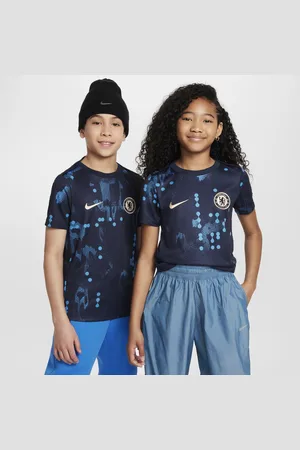 Nike Maglia da calcio pre-partita a manica corta Dri-FIT Chelsea FC Academy Pro – Ragazzo/a