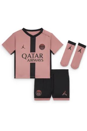 Jordan Divisa da calcio replica in 3 pezzi Paris Saint-Germain 2024/25 Stadium per bebè e bimbo/a – Terza