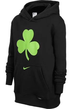 Nike Felpa pullover in fleece con cappuccio Boston Celtics Club City Edition NBA – Ragazzo/a