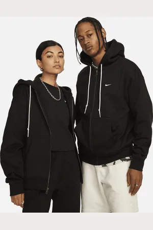 Nike Felpa con cappuccio e zip a tutta lunghezza Solo Swoosh – Uomo