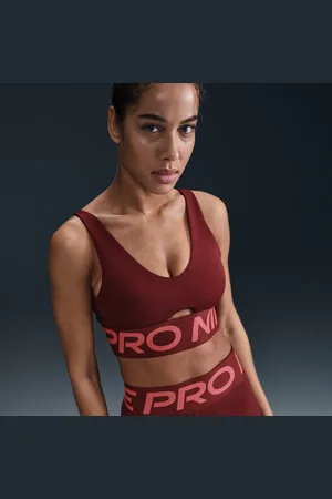 Nike Bra imbottito a sostegno medio Pro Indy Plunge – Donna