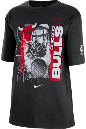 Nike T-shirt Chicago Bulls Courtside NBA – Donna