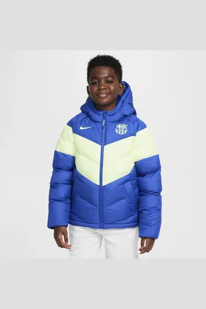 Nike Giacca con imbottitura sintetica e cappuccio Football FC Barcelona per ragazzo/a – Terza