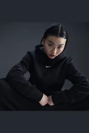 Nike Felpa pullover con cappuccio Sportswear Phoenix Fleece – Donna