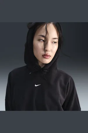 Nike Felpa pullover oversize in fleece con cappuccio Therma-FIT One – Donna
