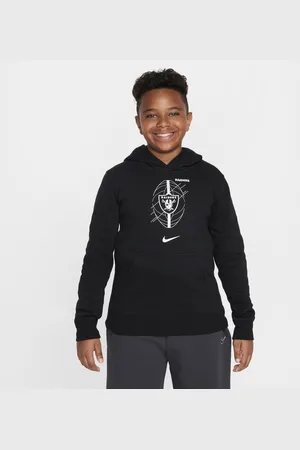 Nike Felpa pullover con cappuccio Las Vegas Raiders Icon NFL – Ragazzo/a
