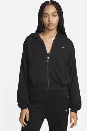 Nike Felpa ampia in French Terry con cappuccio e zip a tutta lunghezza Sportswear Chill Terry – Donna