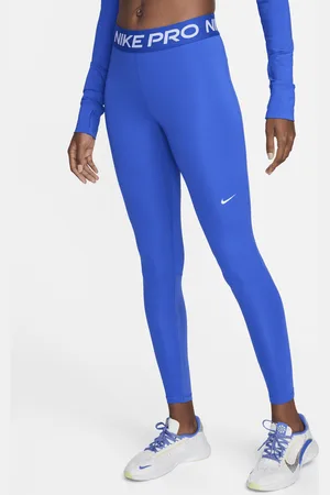 Nike Leggings a vita media con inserti in mesh Pro – Donna