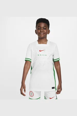 Nike Maglia da calcio replica Dri-FIT Nigeria 2024 Stadium per ragazzo/a – Home