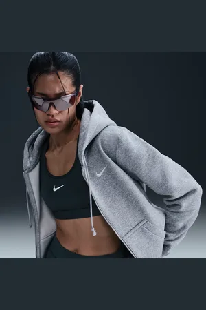 Nike Felpa con cappuccio e zip a tutta lunghezza Sportswear Phoenix Fleece – Donna