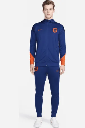 Nike Tuta da calcio in maglia con cappuccio Dri-FIT Olanda Strike – Uomo