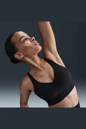 Nike Bra longline con imbottitura Alate Medium Support – Donna