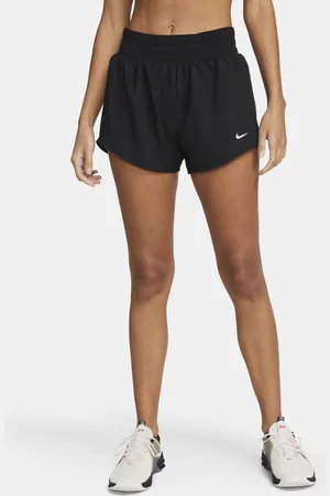 Nike Shorts Dri-FIT a vita media con slip foderati 8 cm One – Donna