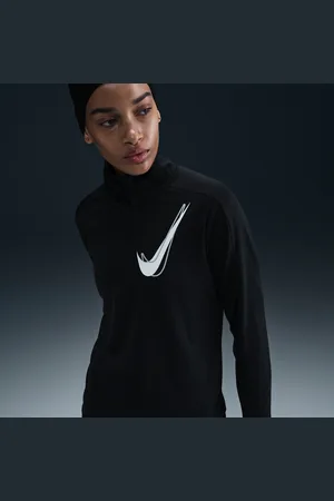 Nike Capo midlayer da running con zip a metà lunghezza Dri-FIT Swoosh – Donna