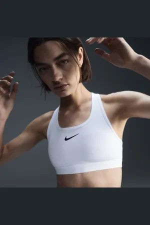 Nike Bra imbottito Swoosh a sostegno medio – Donna
