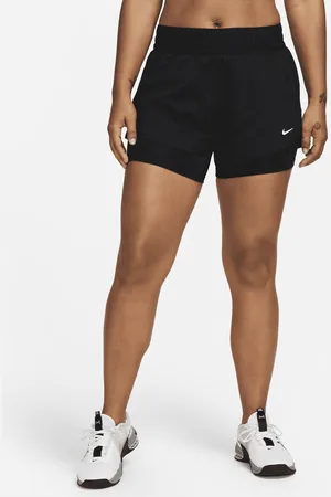 Nike Shorts Dri-FIT 2 in 1 a vita media 8 cm One – Donna