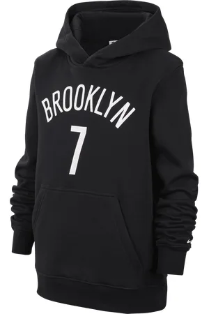 Nike Felpa pullover in fleece con cappuccio Brooklyn Nets Essential NBA, Ragazzi