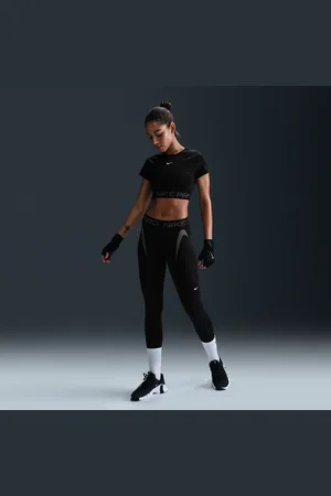 Nike Leggings a 7/8 a vita media con grafica Pro – Donna