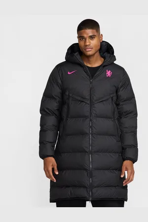 Nike Parka da calcio con cappuccio Storm-FIT Chelsea FC Strike Windrunner PrimaLoft® – Uomo