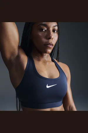 Nike Bra imbottito Swoosh a sostegno medio – Donna