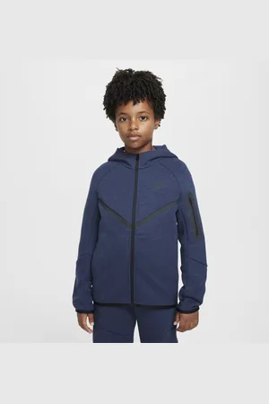 Nike Felpa con cappuccio e zip a tutta lunghezza Sportswear Tech Fleece, Ragazzo/a