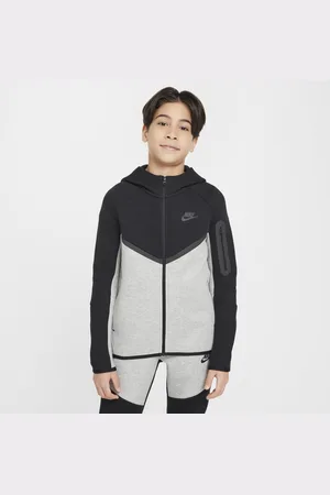 Nike Felpa con cappuccio e zip a tutta lunghezza Sportswear Tech Fleece, Ragazzo/a