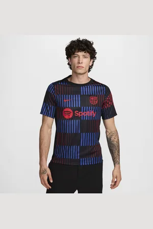 Nike Maglia da calcio pre-partita a manica corta Dri-FIT FC Barcelona Academy Pro da uomo – Away