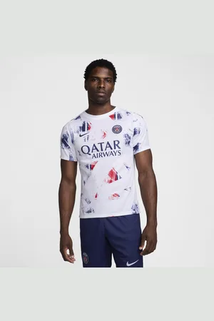 Nike Maglia da calcio pre-partita a manica corta Dri-FIT Paris Saint-Germain Academy Pro da uomo – Away