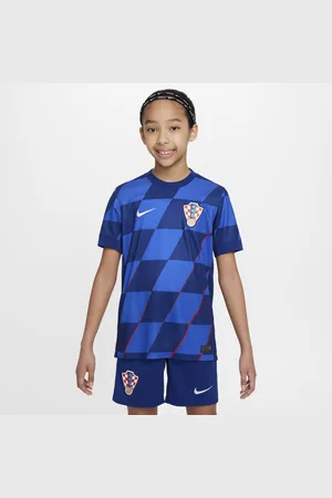 Nike Maglia da calcio replica Dri-FIT Croazia 2024/25 Stadium da ragazzo/a – Away
