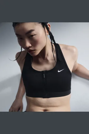 Nike Bra imbottito a sostegno medio Swoosh Front Zip – Donna