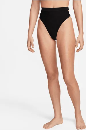 Nike Slip bikini a vita alta con aperture Swim – Donna