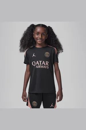 Jordan Maglia da calcio a manica corta Dri-FIT Paris Saint-Germain Strike per ragazzi – Terza