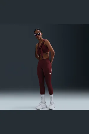 Nike Leggings a 7/8 e vita media Fast – Donna