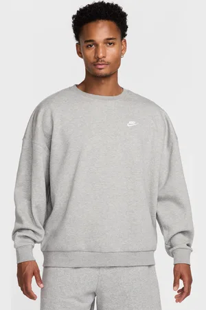 Nike Felpa oversize a girocollo in fleece Sportswear Club – Uomo