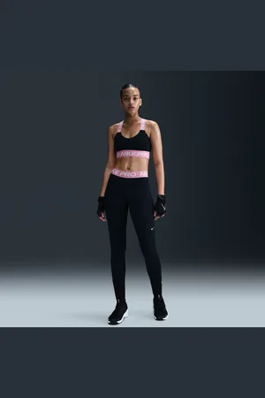 Nike Leggings a vita media con inserti in mesh Pro – Donna