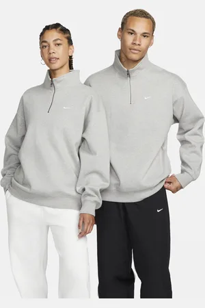 Nike Maglia con zip a 1/4 Solo Swoosh – Uomo