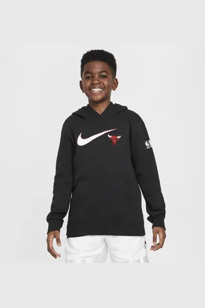 Nike Felpa con cappuccio Chicago Bulls Club Fleece Essential NBA – Ragazzo