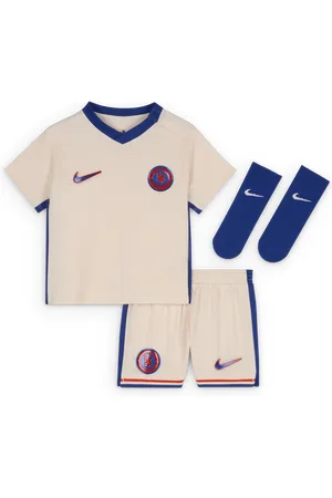 Nike Divisa da calcio replica in 3 pezzi Chelsea FC 2024/25 Stadium per bebè e bimbo/a – Away