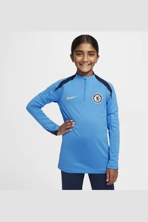 Nike Maglia da calcio per allenamento Dri-FIT Chelsea FC Strike, Ragazzo/a