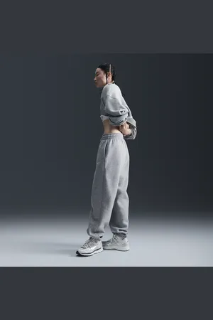 Nike Pantaloni tuta oversize a vita alta Sportswear Phoenix Fleece – Donna