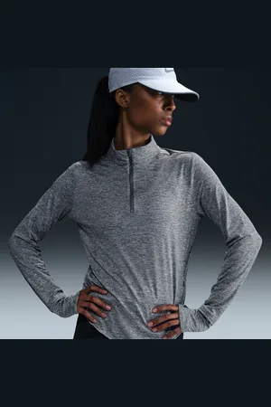 Nike Top da running con zip a 1/4 Dri-FIT UV Swift – Donna