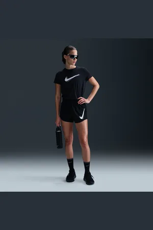 Nike Shorts da running Dri-FIT a vita media con slip interno One – Donna