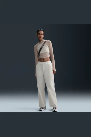 Nike Pantaloni in twill a vita media Sportswear Collection – Donna