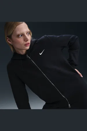 Nike Felpa con cappuccio e zip a tutta lunghezza Sportswear Phoenix Fleece – Donna