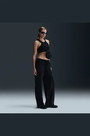 Nike Pantaloni in velour a vita media Sportswear Chill Knit – Donna