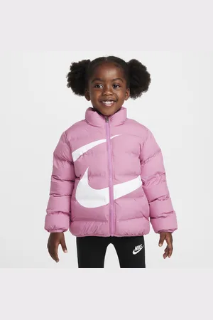 Nike Giacca trapuntata stampata a impressione con Swoosh avvolgente – Bimbo/a
