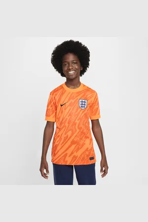Nike Maglia da calcio replica a manica corta Dri-FIT Inghilterra (squadra femminile) 2024/25 Stadium per ragazzo/a – Goalkeeper
